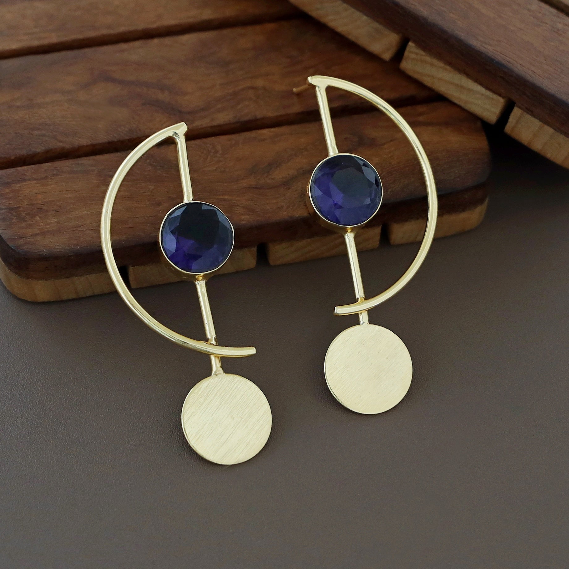 Shape Round Glossy Earring