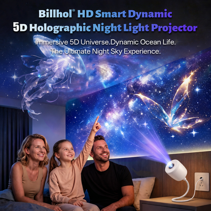 𝐁𝐢𝐥𝐥𝐡𝐨𝐥® 🎁 𝐍𝐄𝐗𝐓-𝐆𝐄𝐍 𝐒𝐌𝐀𝐑𝐓 𝐏𝐑𝐎𝐉𝐄𝐂𝐓𝐈𝐎𝐍 𝐇𝐃 𝐒𝐦𝐚𝐫𝐭 𝐃𝐲𝐧𝐚𝐦𝐢𝐜 𝟓𝐃 𝐇𝐨𝐥𝐨𝐠𝐫𝐚𝐩𝐡𝐢𝐜 𝐍𝐢𝐠𝐡𝐭 𝐋𝐢𝐠𝐡𝐭 𝐏𝐫𝐨𝐣𝐞𝐜𝐭𝐨𝐫